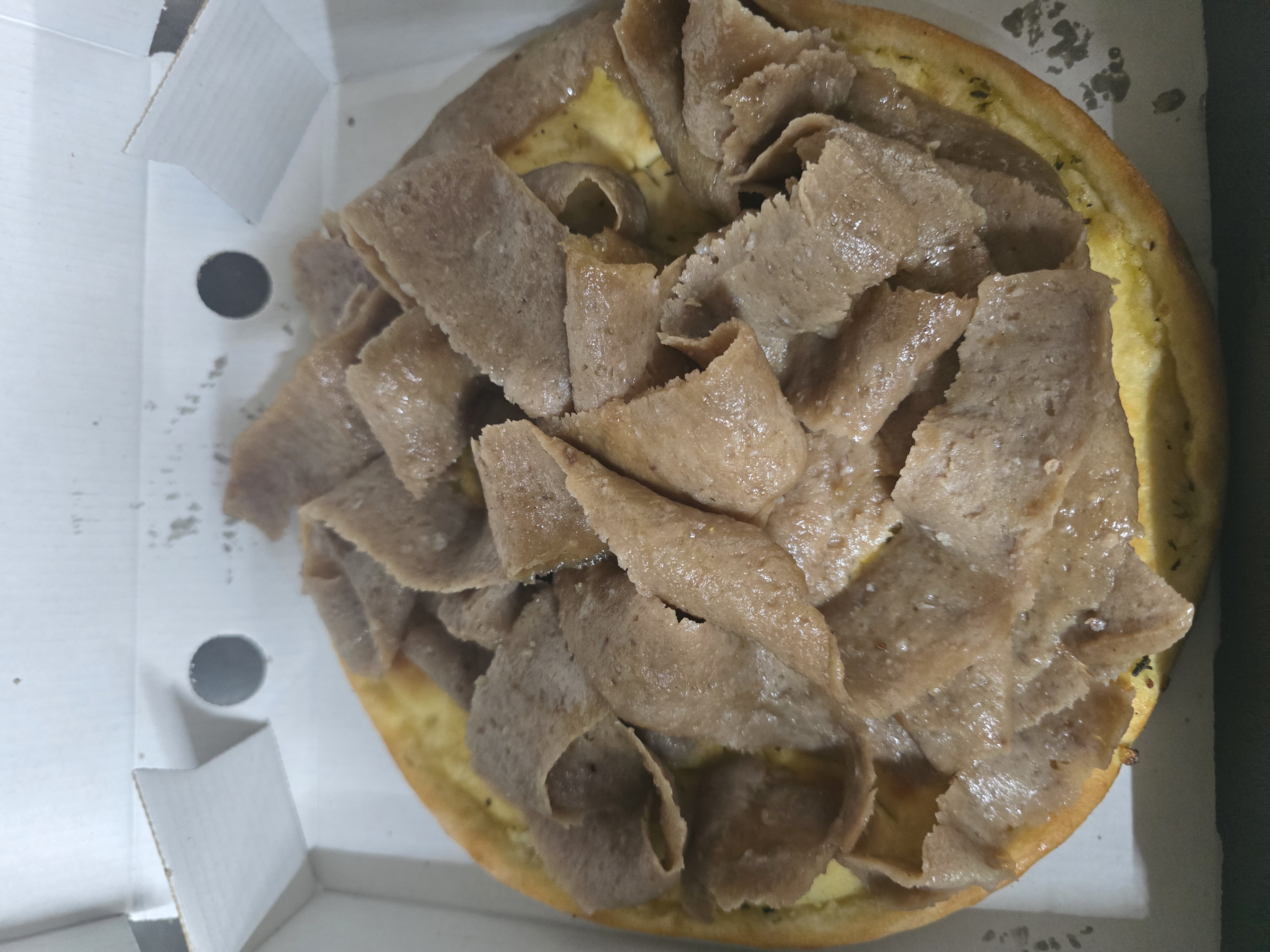 Garlic Bread with Donner Meat