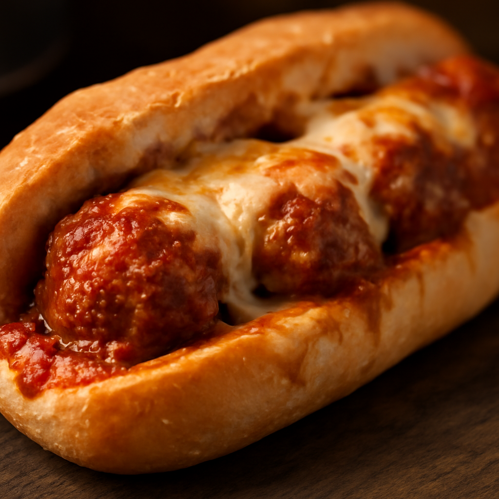 Cheesy Meatball Sub