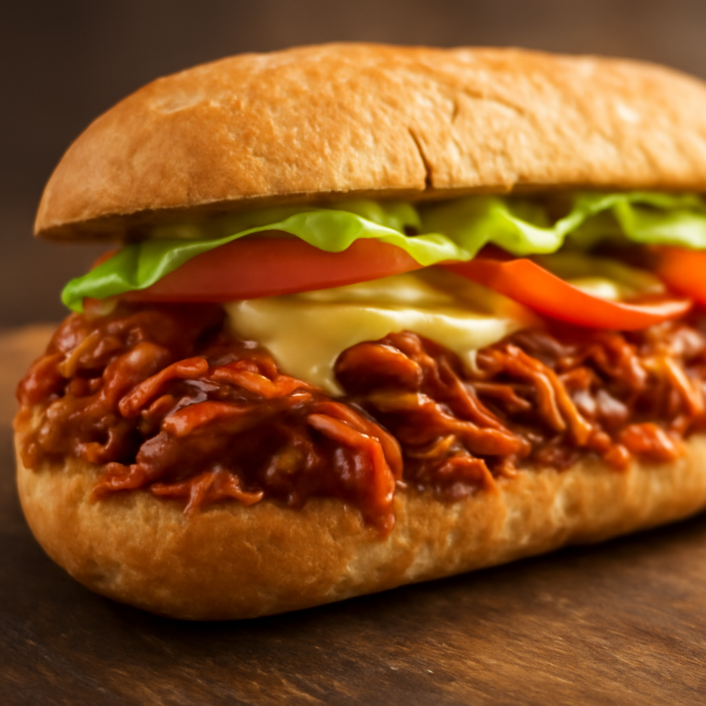 Pulled Pork Sub. 
