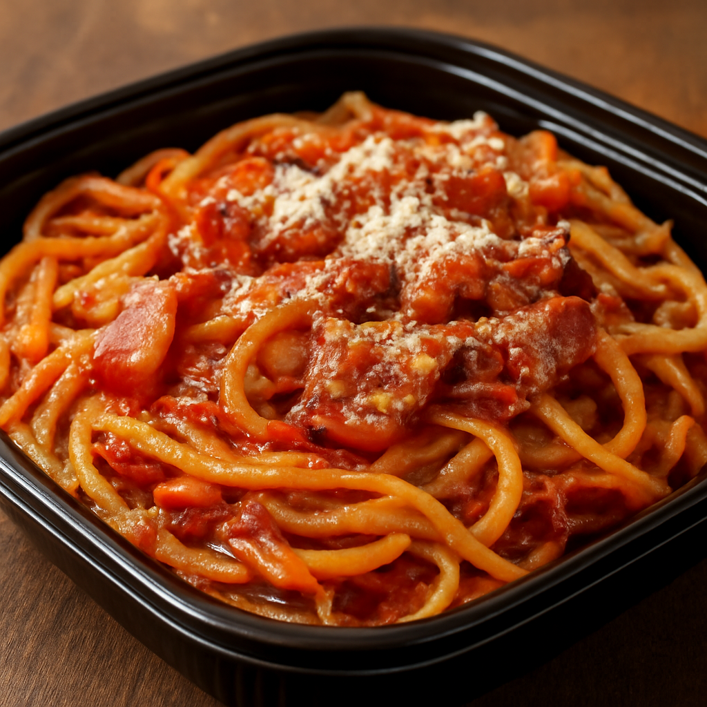 Linguine Amatriciana (Pancetta Bacon)