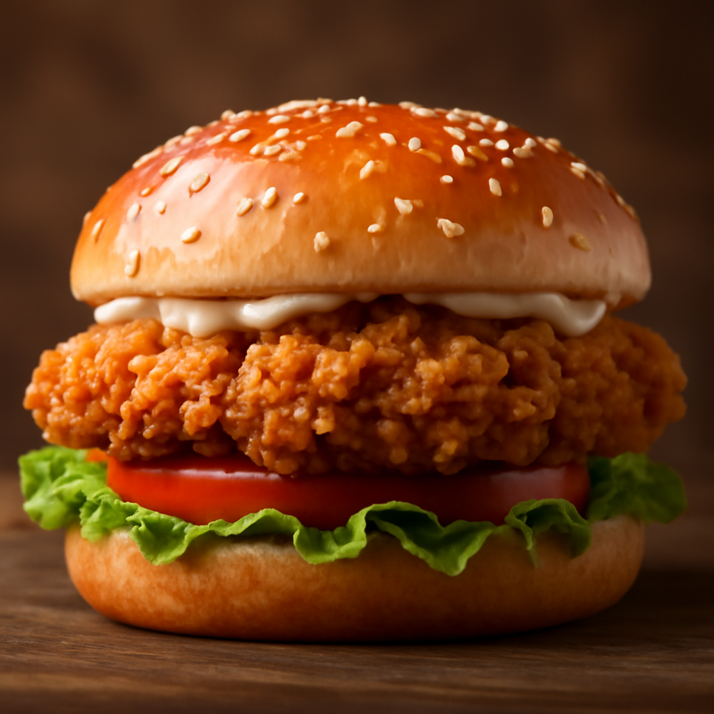 100% Chicken Zinger Burger