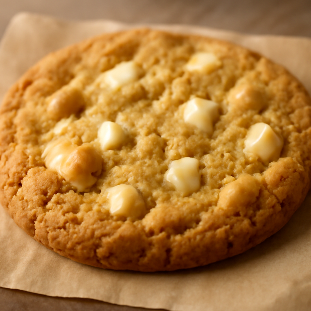 7" white chocolate chip cookie